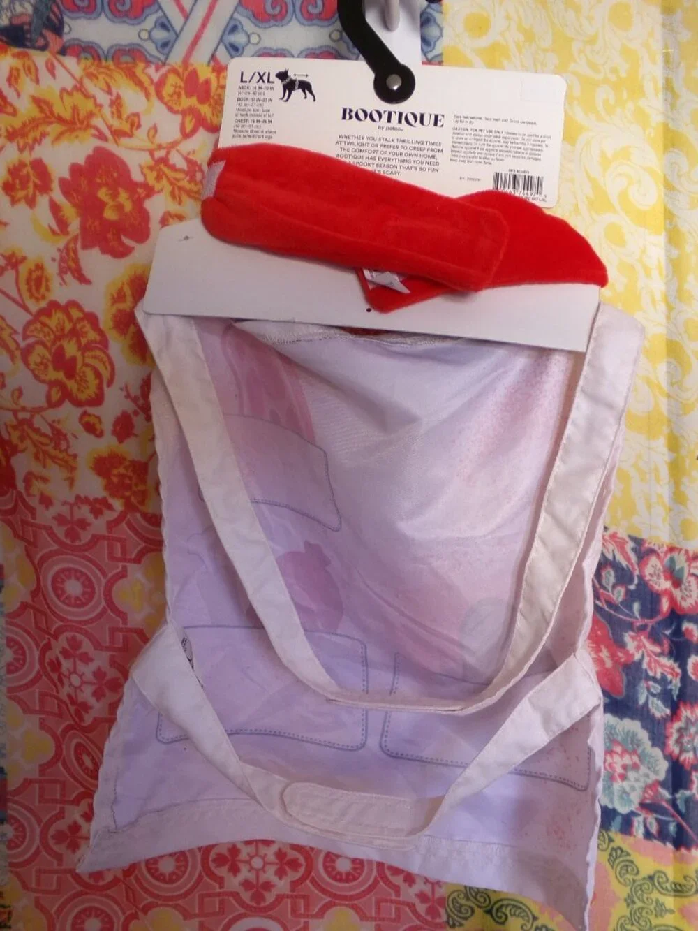 Bootique NWT 2 pc Butcher Dog Costume Sz L/XL